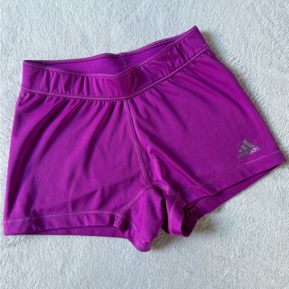 Adidas Vibrant Purple Athletic Shorts